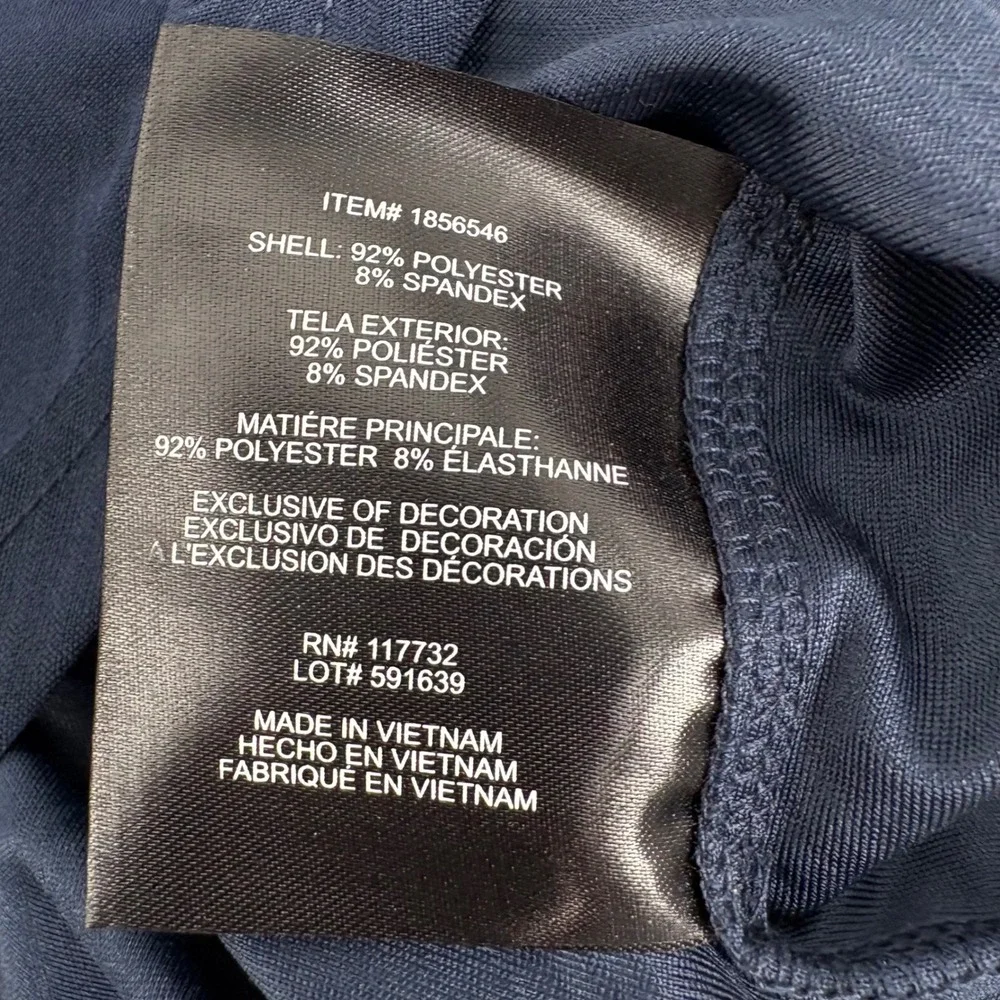 Gerry Men's Dark Blue Herringbone 1/4 Zip Pullover Athletic‎ Shirt Size L